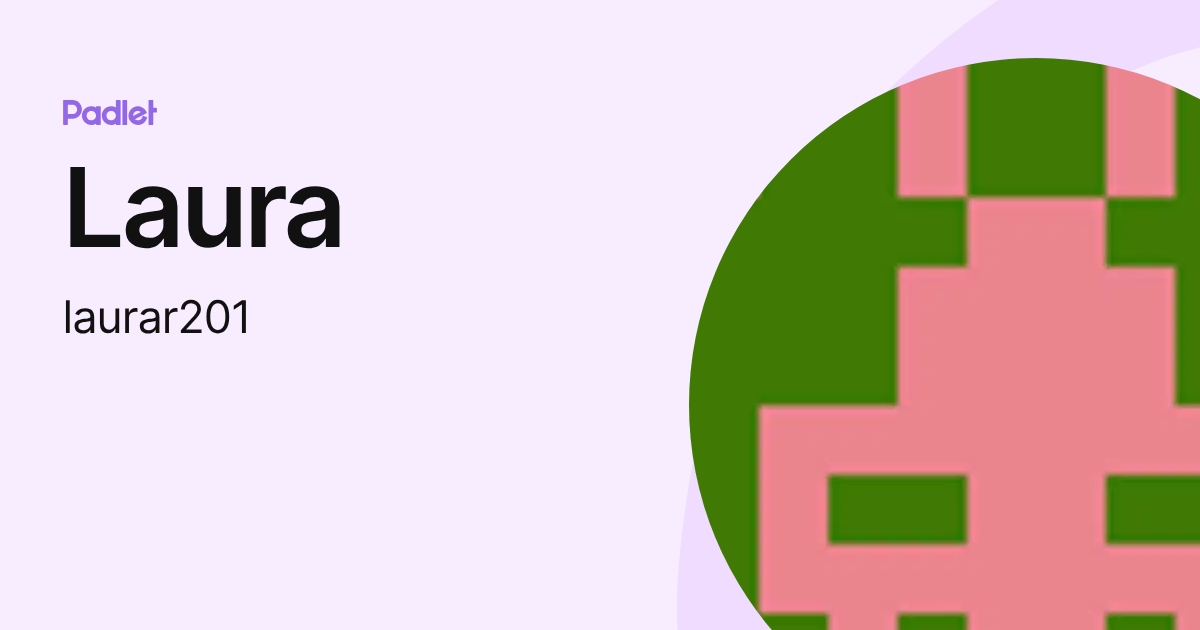 Laura (laurar201) profile | Padlet