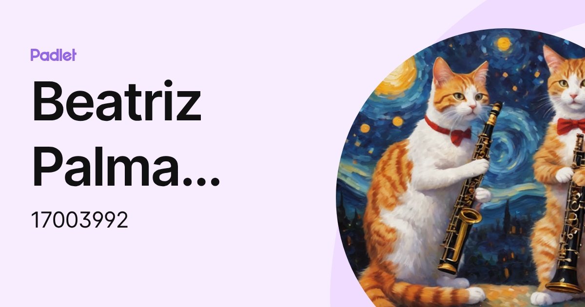 Beatriz Palma Galvão Bacchetto (17003992) profile | Padlet