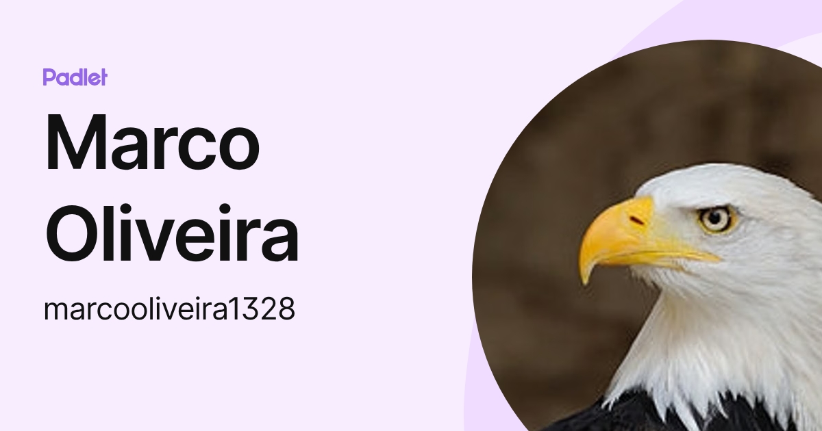 Marco Oliveira (marcooliveira1328) profile | Padlet
