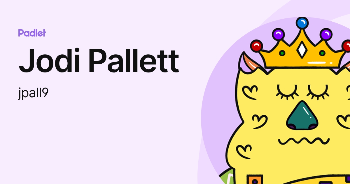 Jodi Pallett (jpall9) profile | Padlet