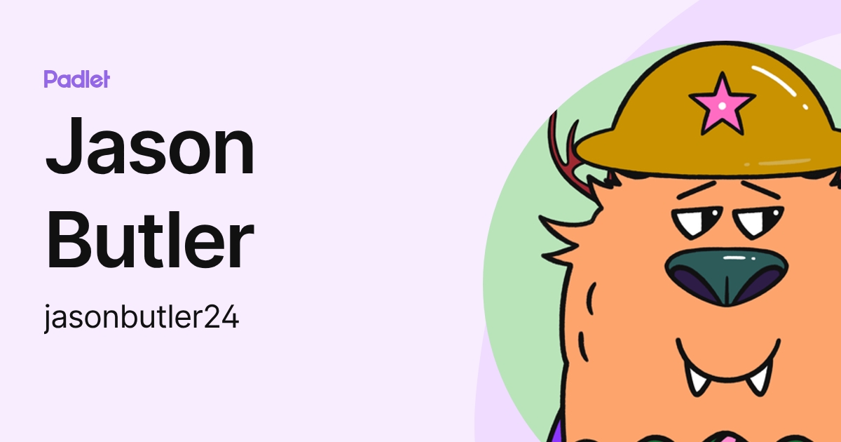 Jason Butler (jasonbutler24) profile | Padlet