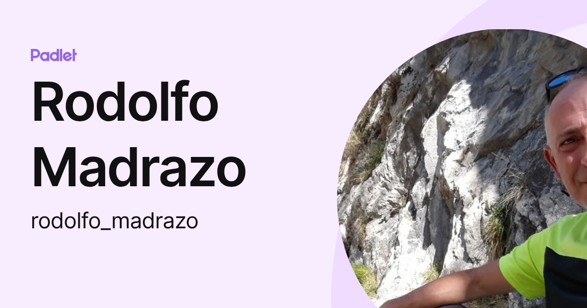 Rodolfo Madrazo (rodolfo_madrazo) profile | Padlet