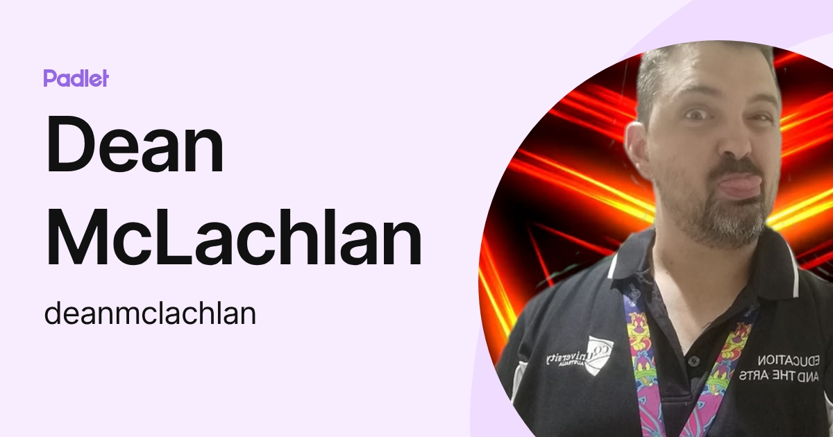 Dean McLachlan (deanmclachlan) profile | Padlet