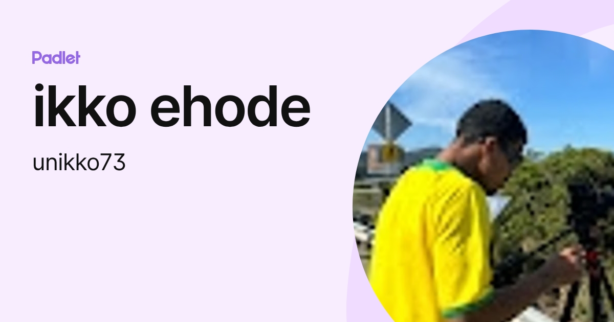 Ehode ikko ehode (unikko73) profile | Padlet