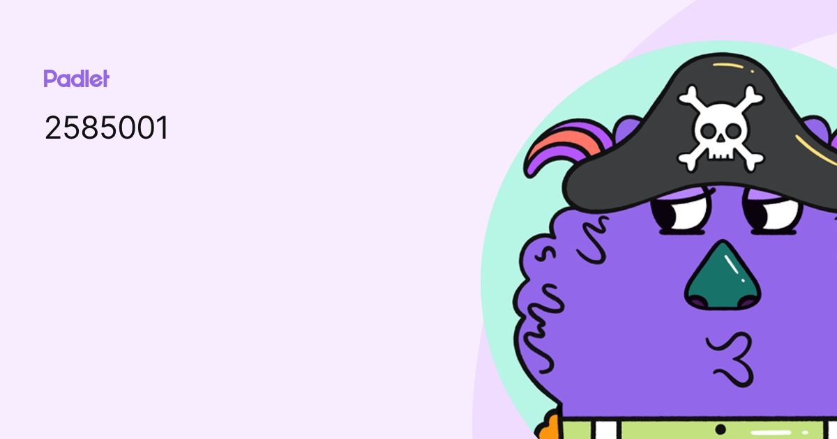 2585001 profile | Padlet