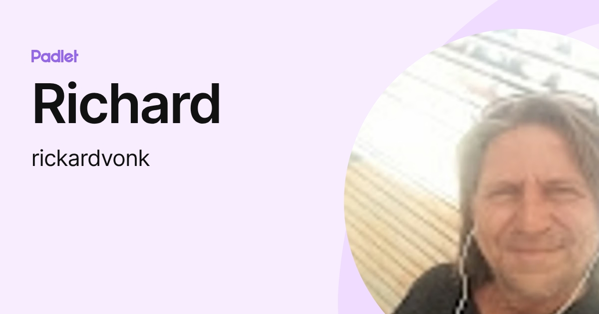 Richard (rickardvonk) profile | Padlet