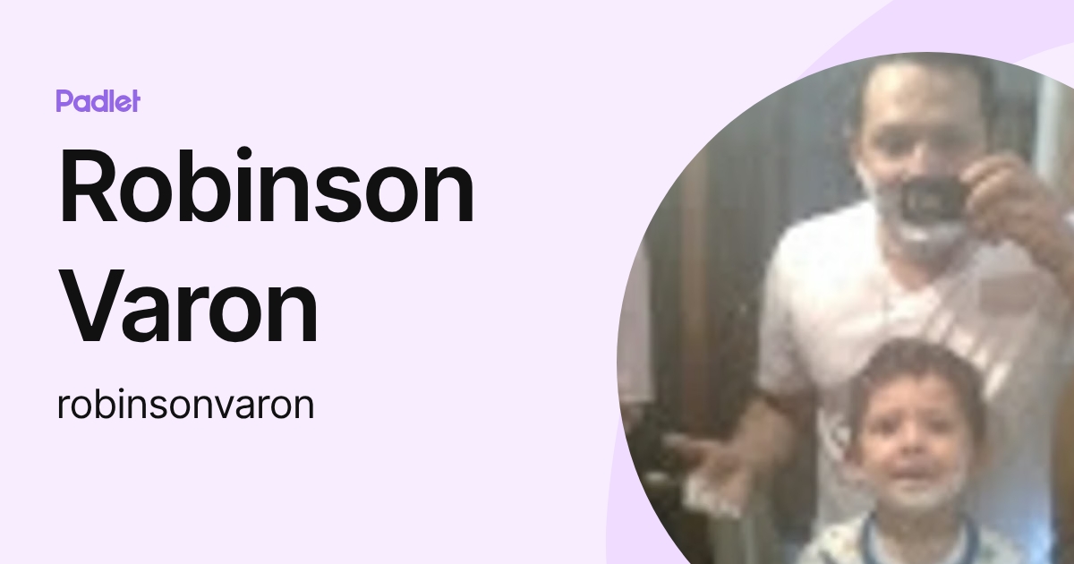 Robinson Varon (robinsonvaron) profile | Padlet