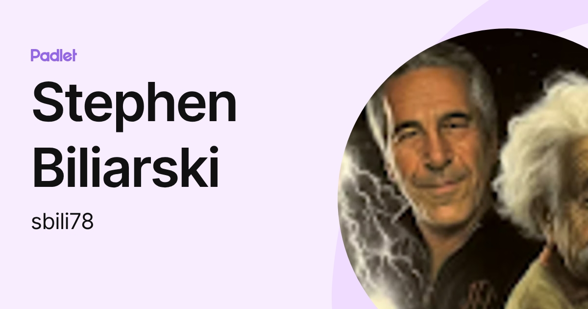 Stephen Biliarski (sbili78) profile | Padlet