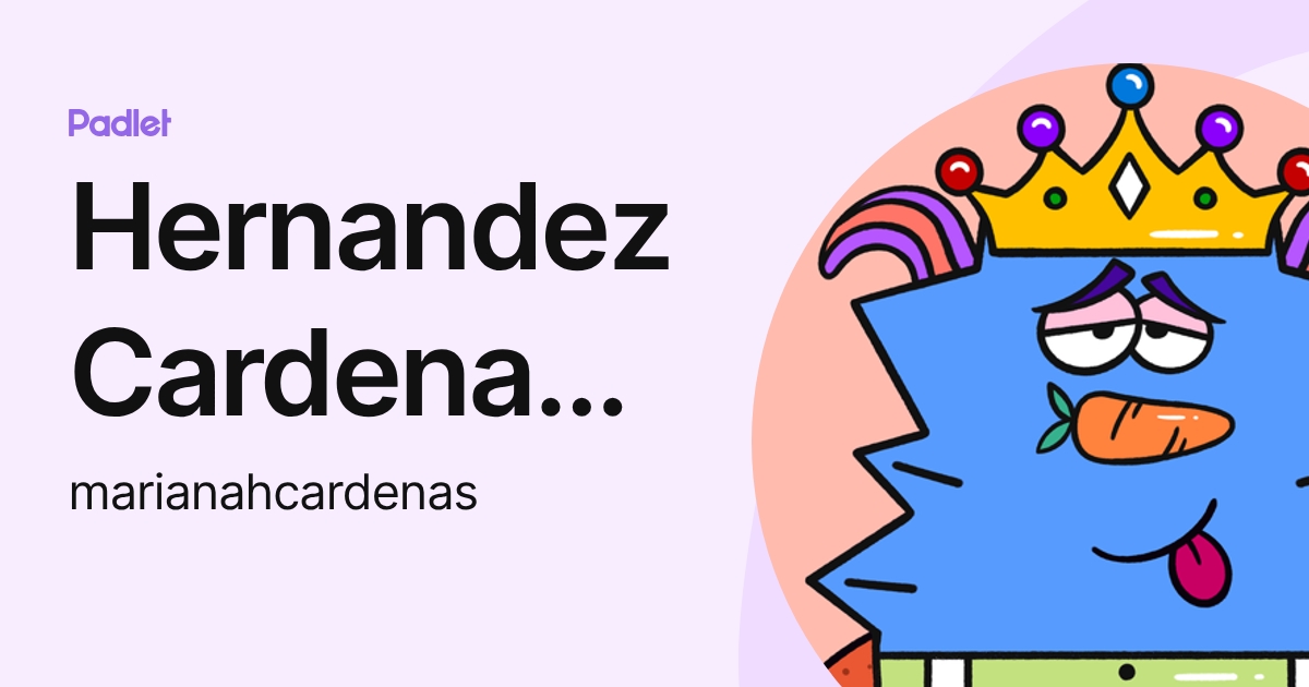 Hernandez Cardenas Mariana (marianahcardenas) profile | Padlet