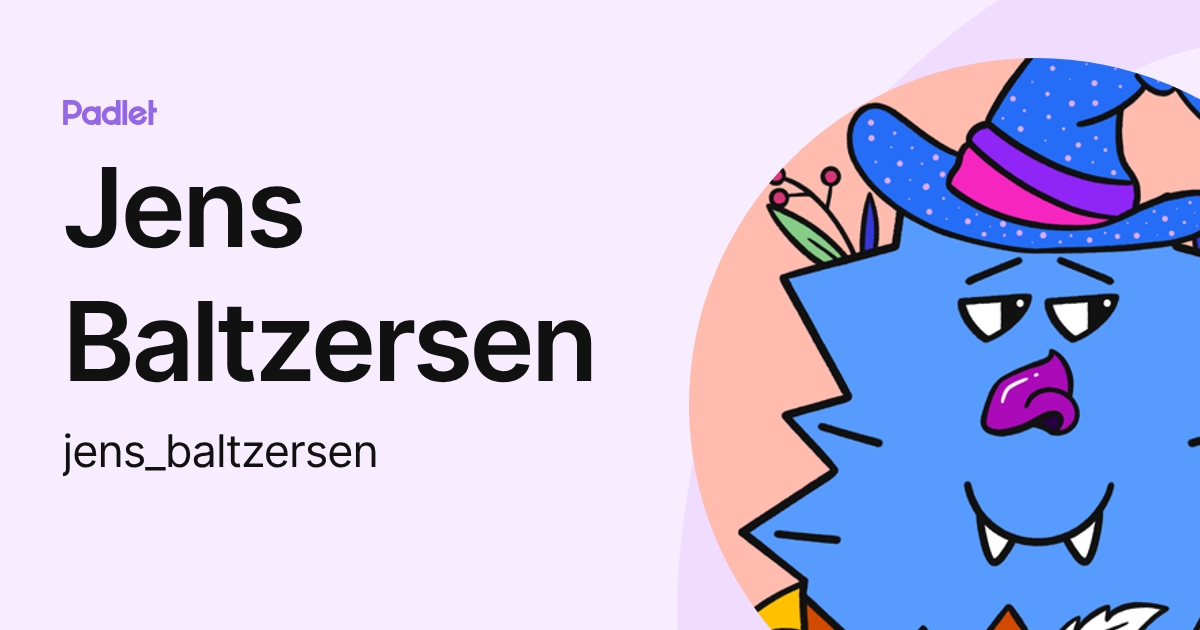 Jens Baltzersen (jens_baltzersen) profile | Padlet