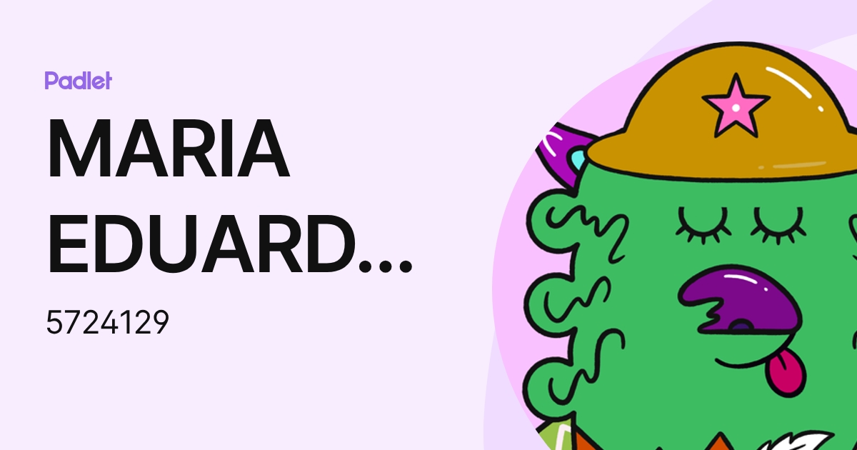 MARIA EDUARDA SILVA DE BRITO (5724129) profile | Padlet