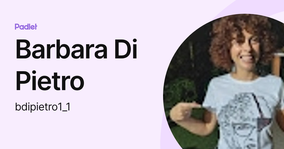 Barbara Di Pietro (bdipietro1_1) profile | Padlet