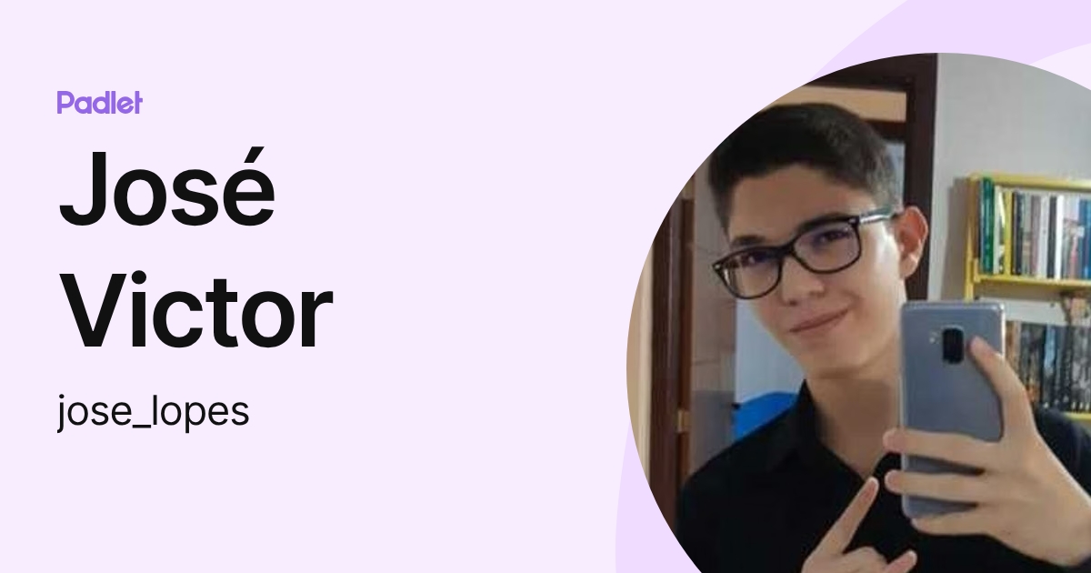 José Victor (jose_lopes) profile | Padlet