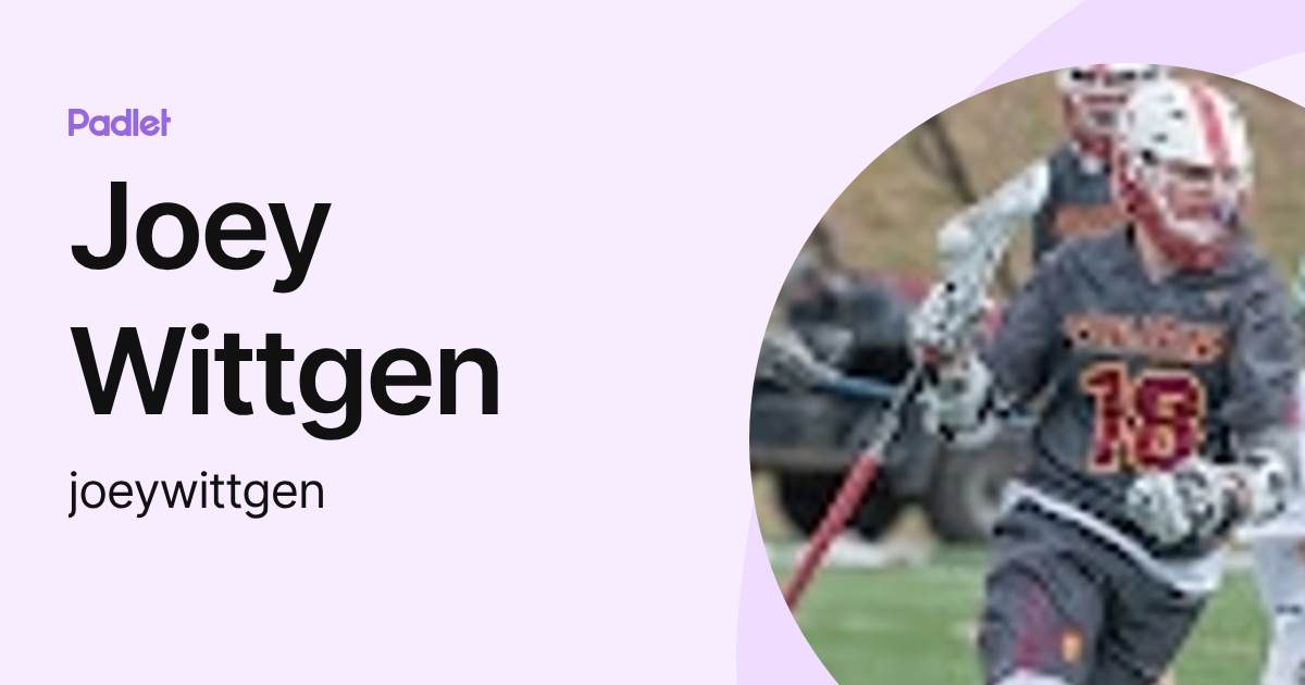 Joey Wittgen (joeywittgen) profile | Padlet