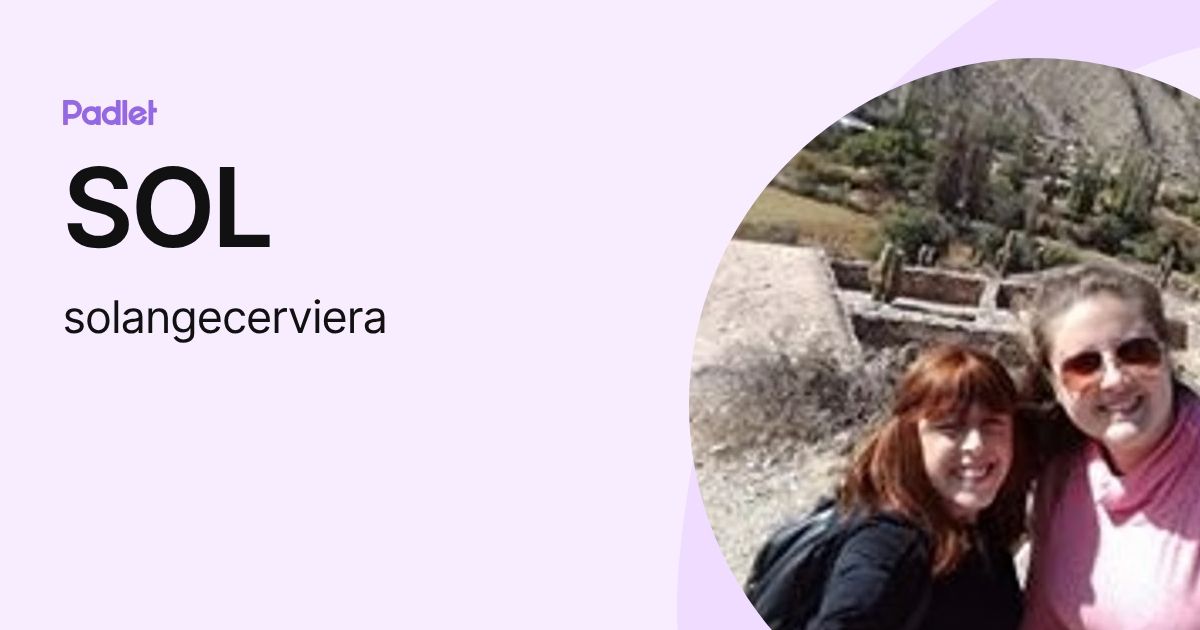 SOL (solangecerviera) profile | Padlet