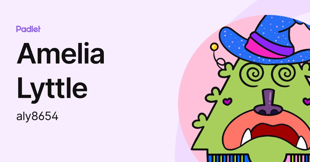Amelia Lyttle (aly8654) profile | Padlet