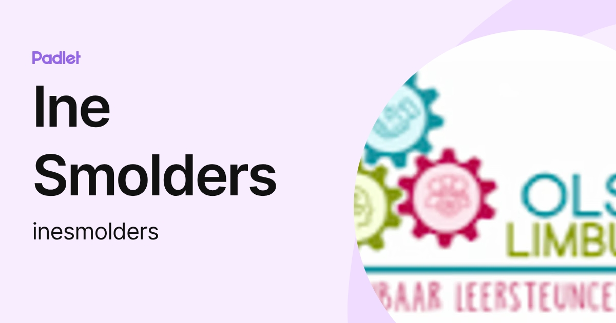 Ine Smolders (inesmolders) profile | Padlet