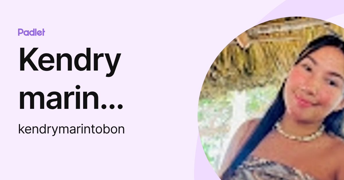 Kendry marin tobon (kendrymarintobon) profile | Padlet