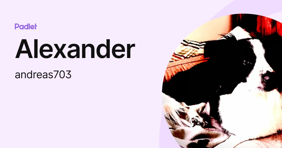 Alexander (andreas703) profile | Padlet