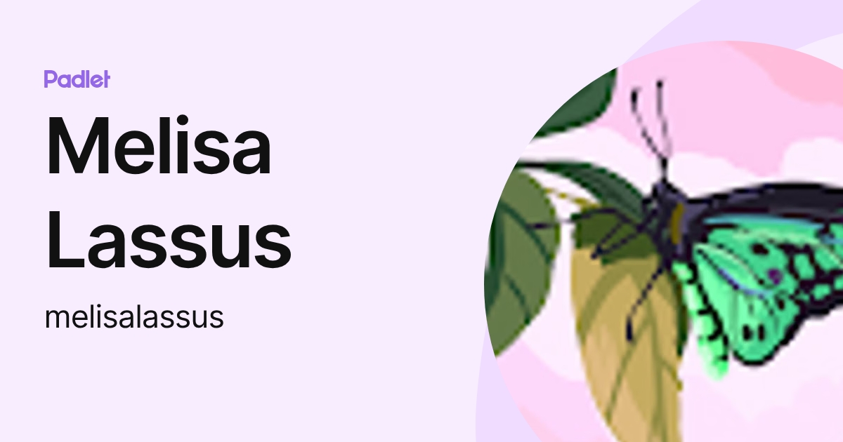Melisa Lassus (melisalassus) profile | Padlet