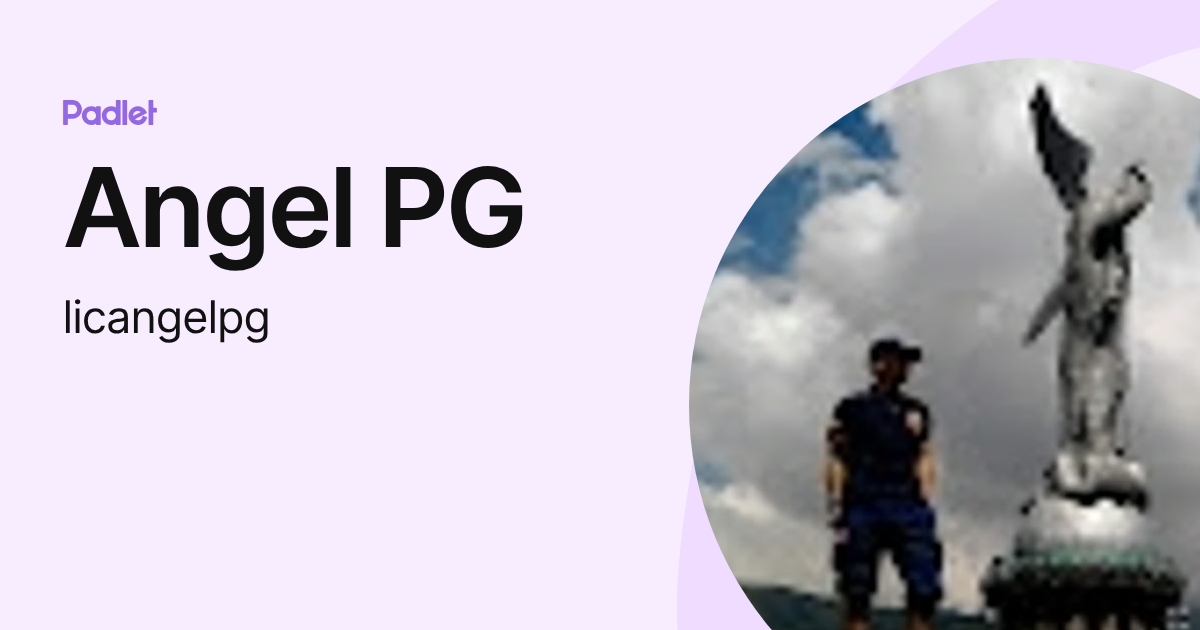 Angel PG (licangelpg) profile | Padlet