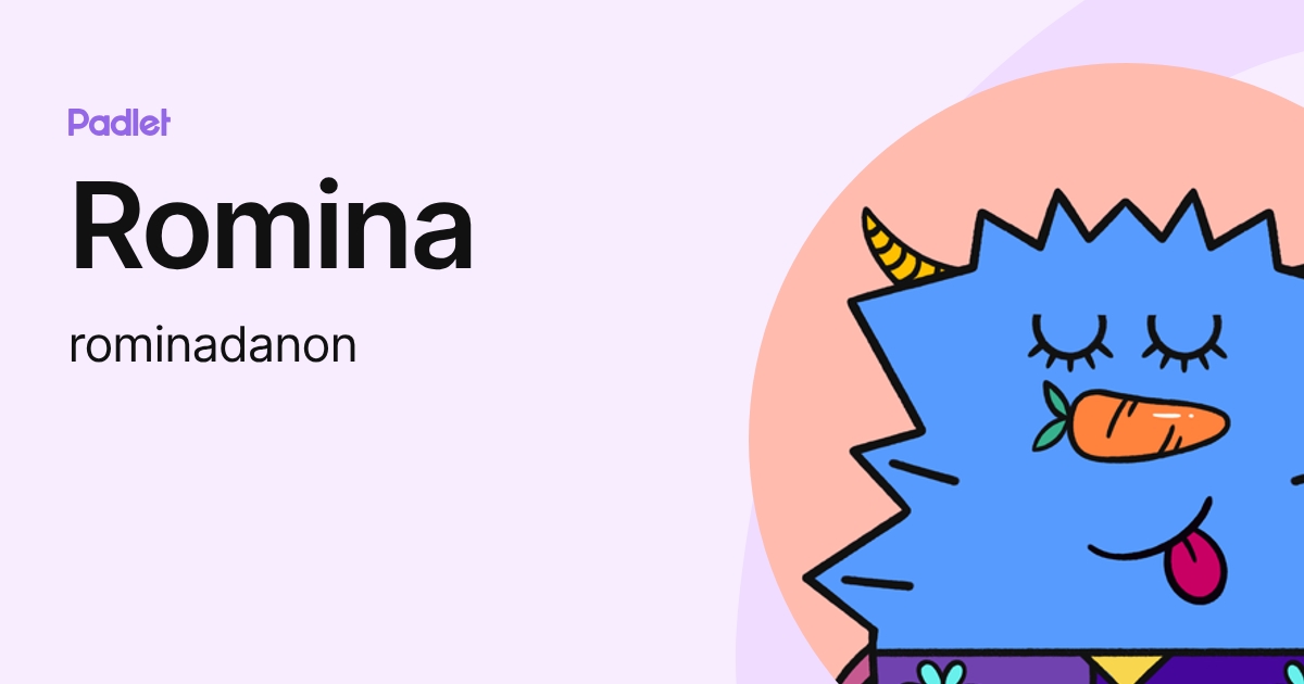 Romina (rominadanon) profile | Padlet
