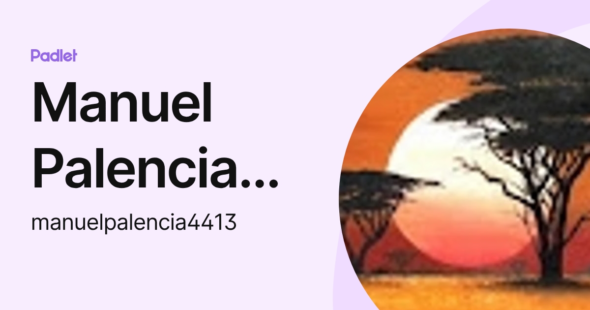 Manuel Palencia Mendoza (manuelpalencia4413) profile | Padlet