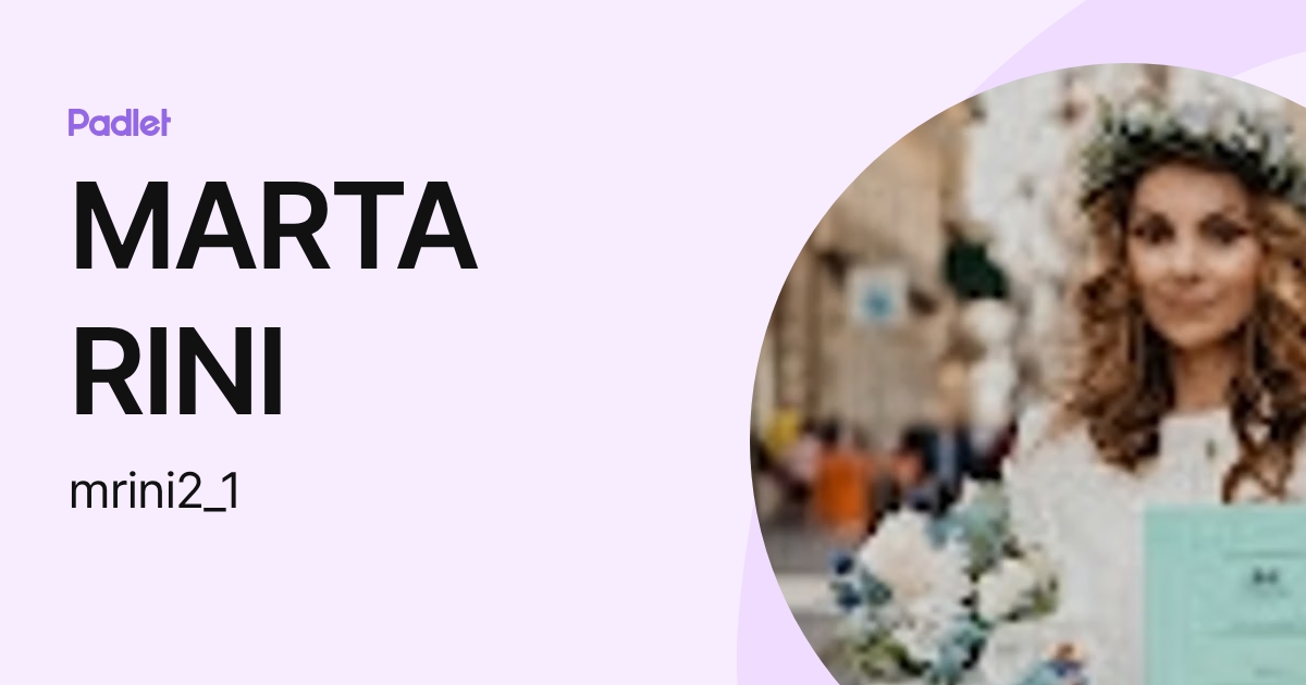 MARTA RINI (mrini2_1) profile | Padlet