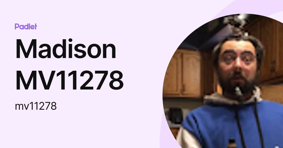 Madison MV11278 (mv11278) profile | Padlet
