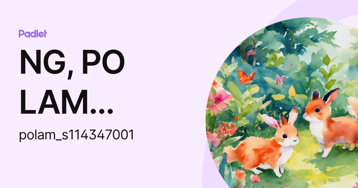 NG, PO LAM 11434701 (polam_s114347001) profile | Padlet