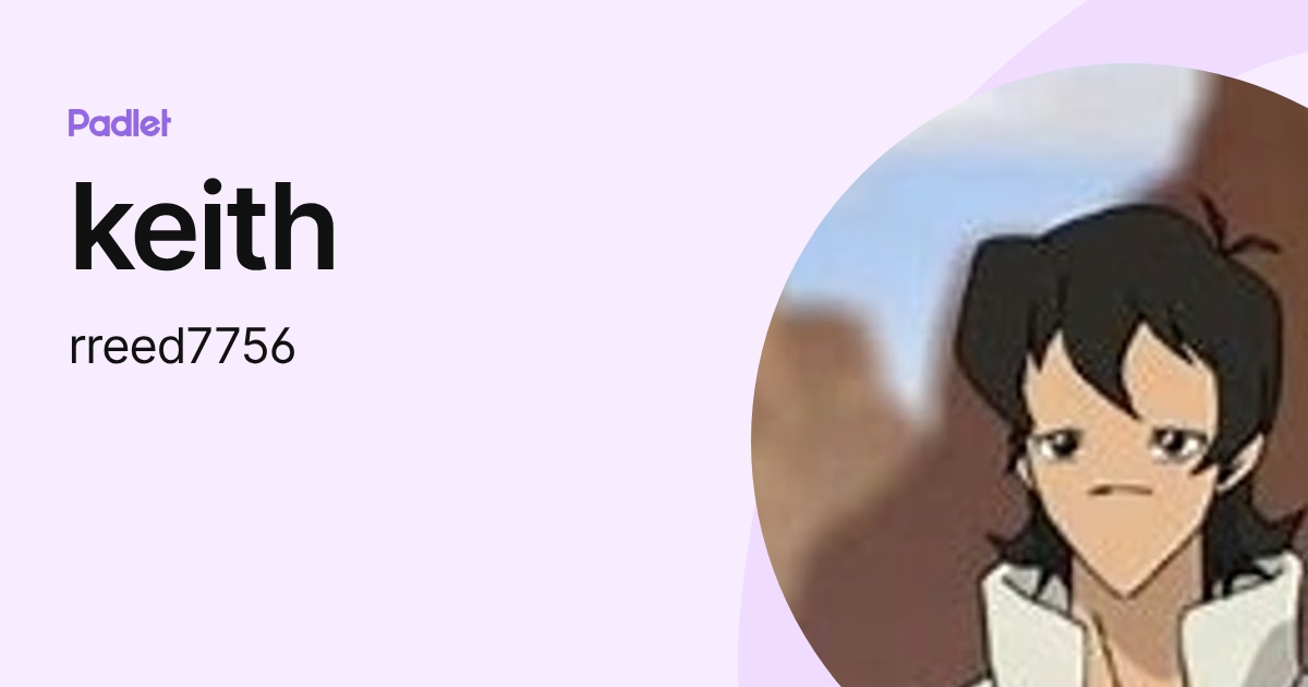 keith (rreed7756) profile | Padlet