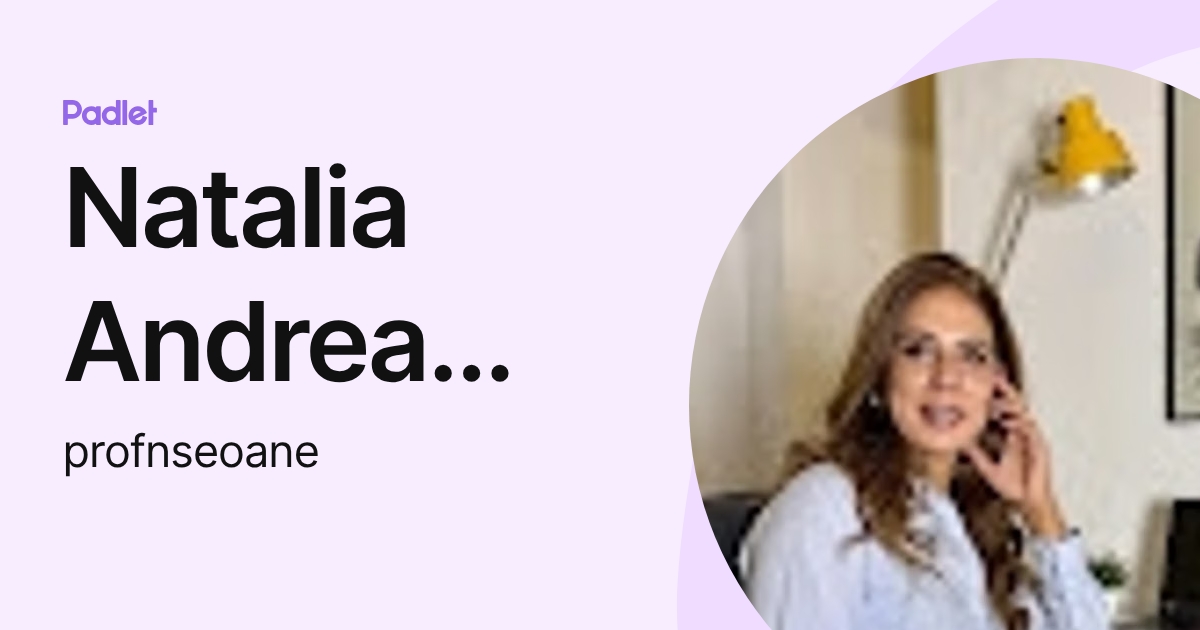 Natalia Andrea Seoane (profnseoane) profile | Padlet