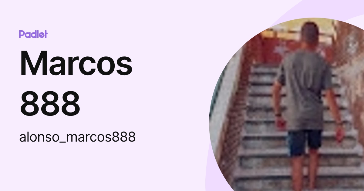 Marcos 888 (alonso_marcos888) profile | Padlet