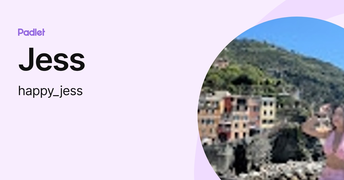 Jess (happy_jess) profile | Padlet