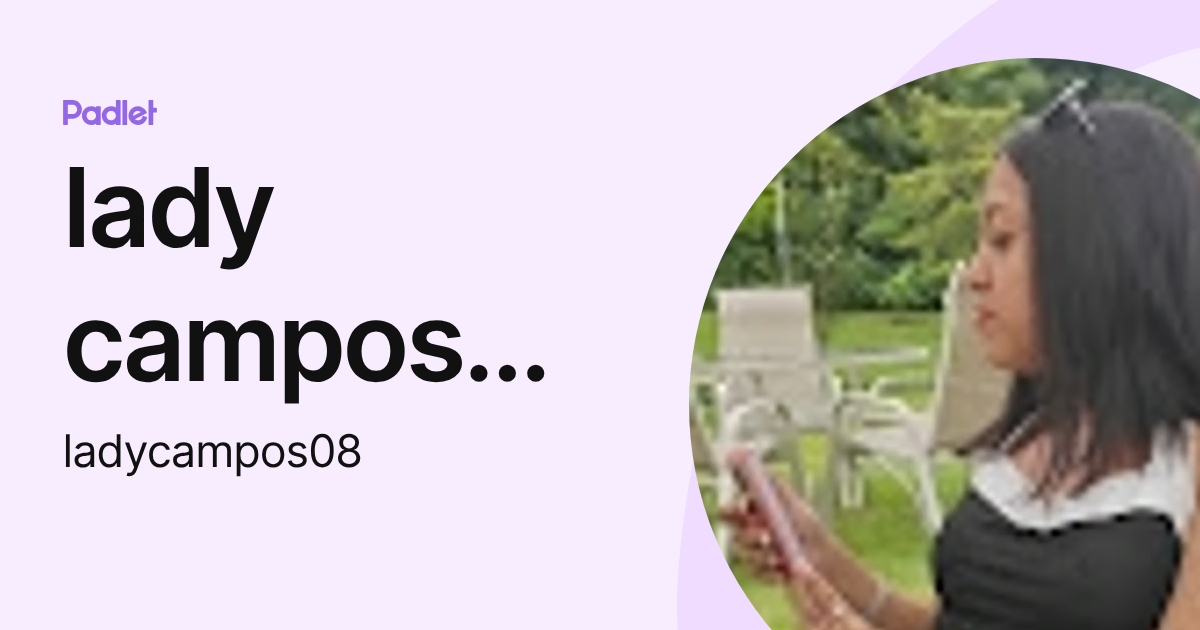 lady campos bolaños (ladycampos08) profile | Padlet