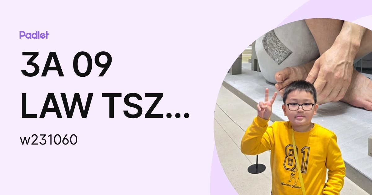 3A 09 LAW TSZ HO 羅子浩THEO (w231060) profile | Padlet