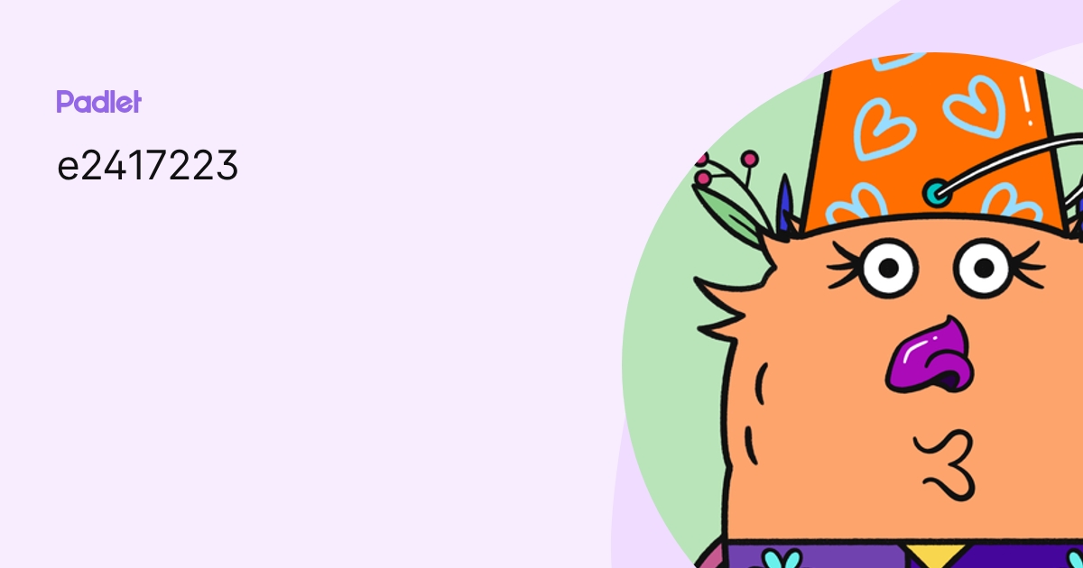 e2417223 profile | Padlet