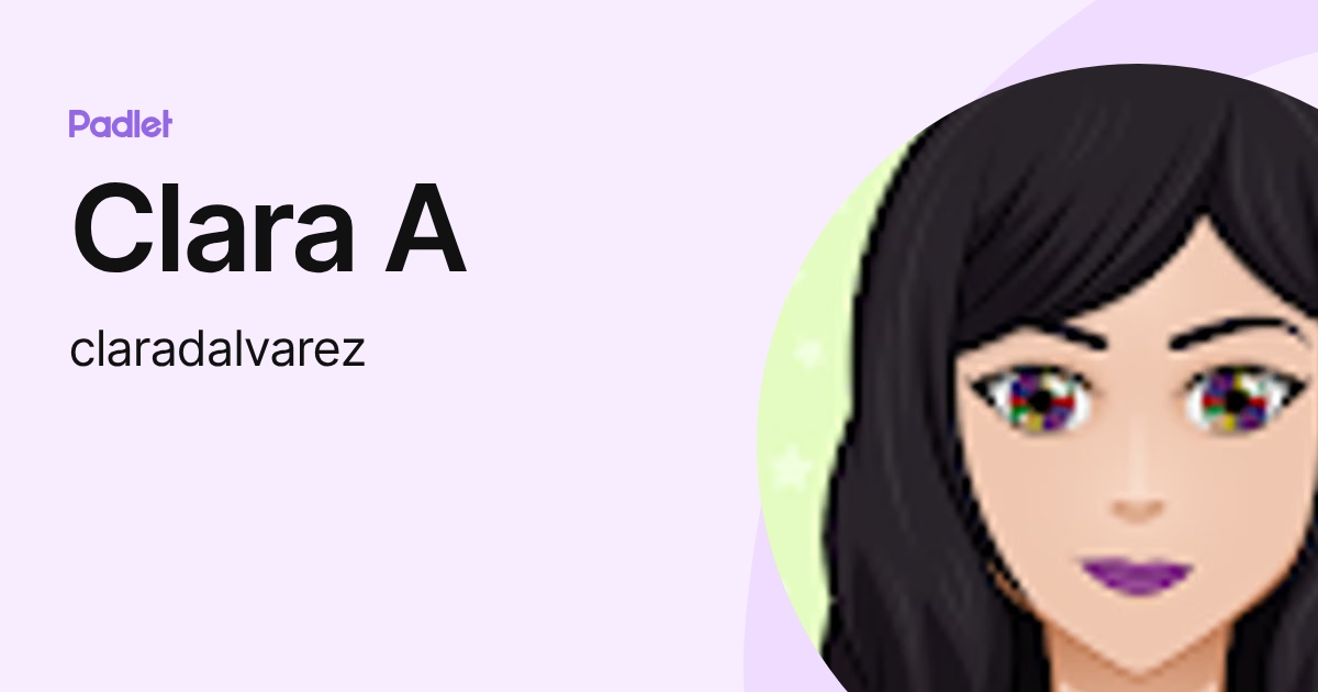 Clara A (claradalvarez) profile | Padlet