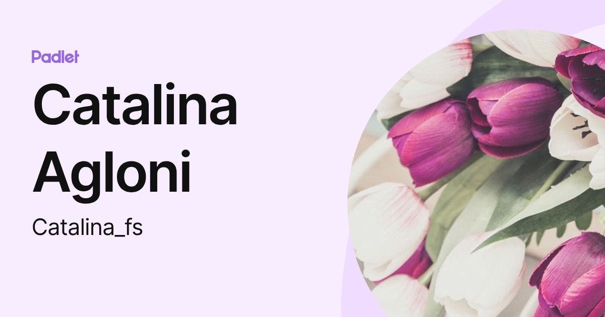 Catalina Agloni (Catalina_fs) profile | Padlet