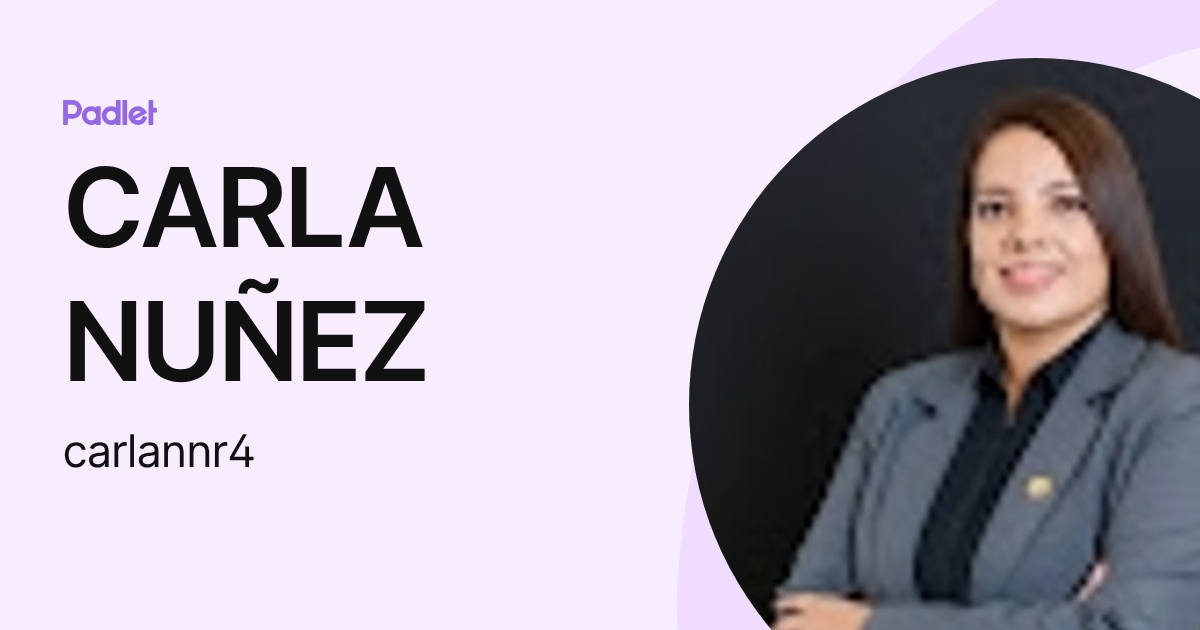 CARLA NUÑEZ (carlannr4) profile | Padlet