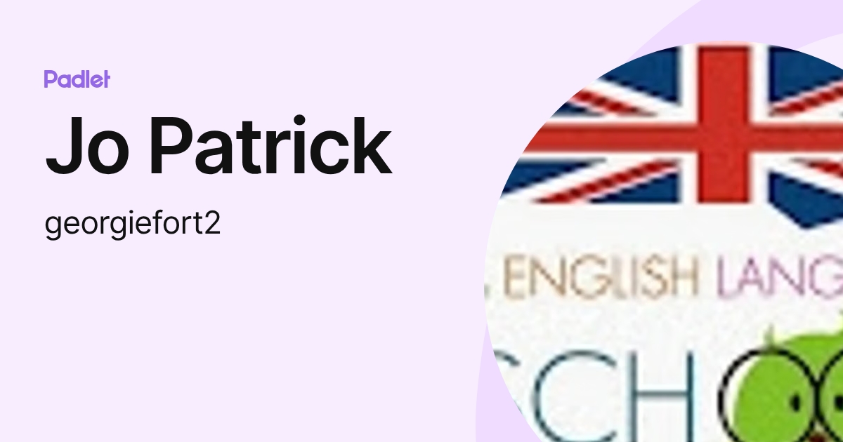 Jo Patrick (georgiefort2) profile | Padlet