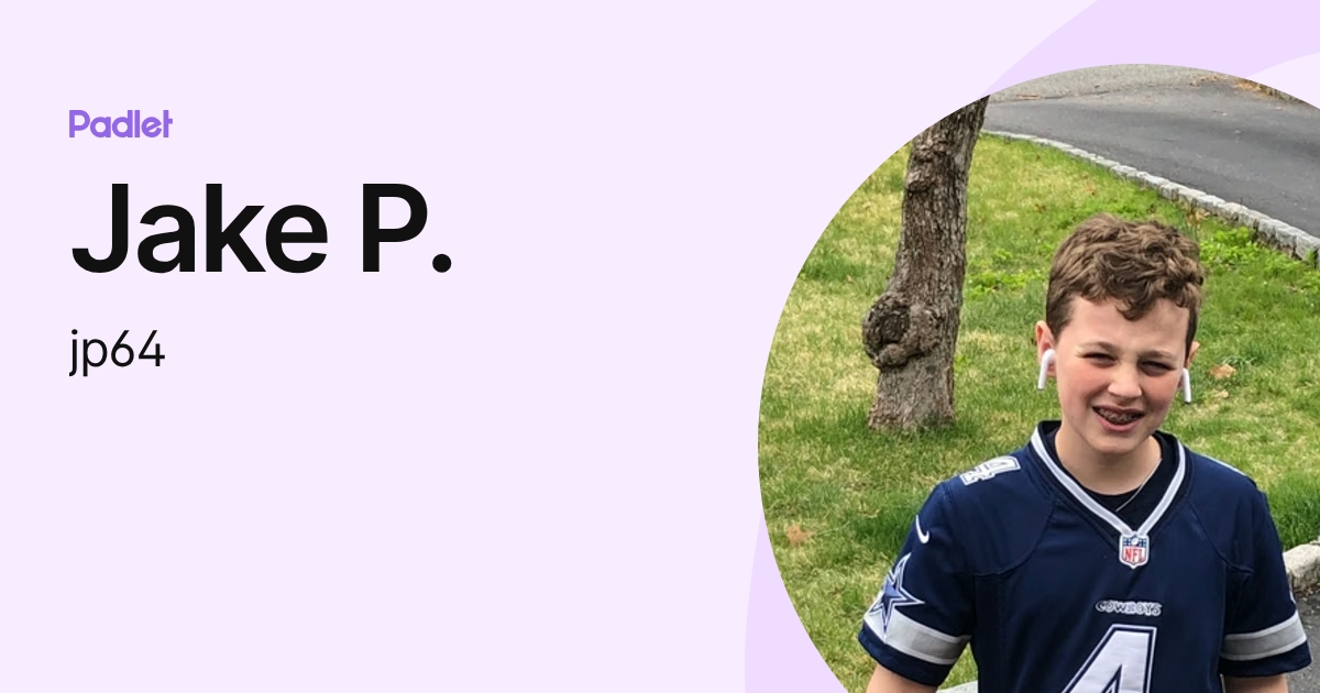 Jake P. (jp64) profile | Padlet