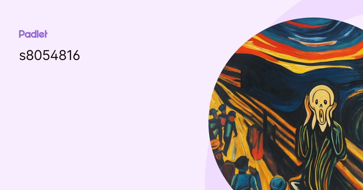 s8054816 profile | Padlet