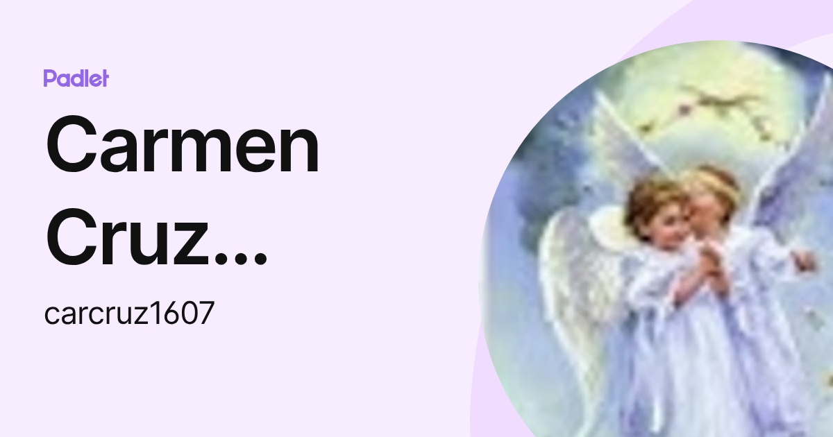 Carmen Cruz Castañeta (carcruz1607) profile | Padlet