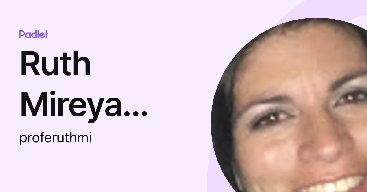 Ruth Mireya Pizón Guío (proferuthmi) profile | Padlet