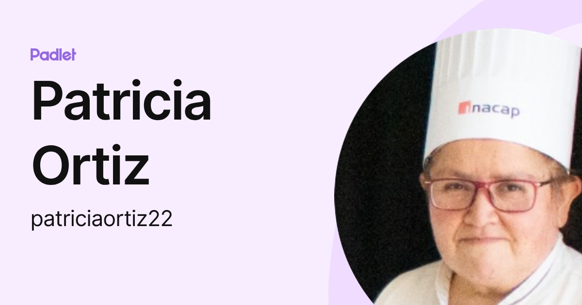 Patricia Ortiz (patriciaortiz22) profile | Padlet