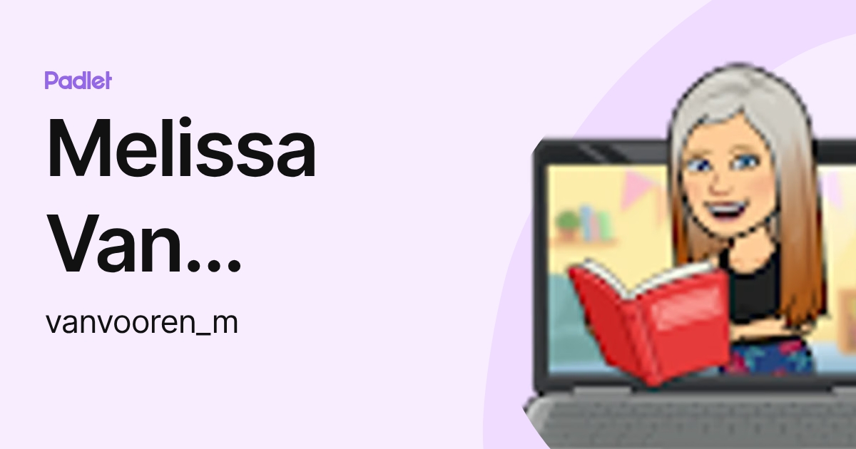 Melissa Van Vooren (vanvooren_m) profile | Padlet