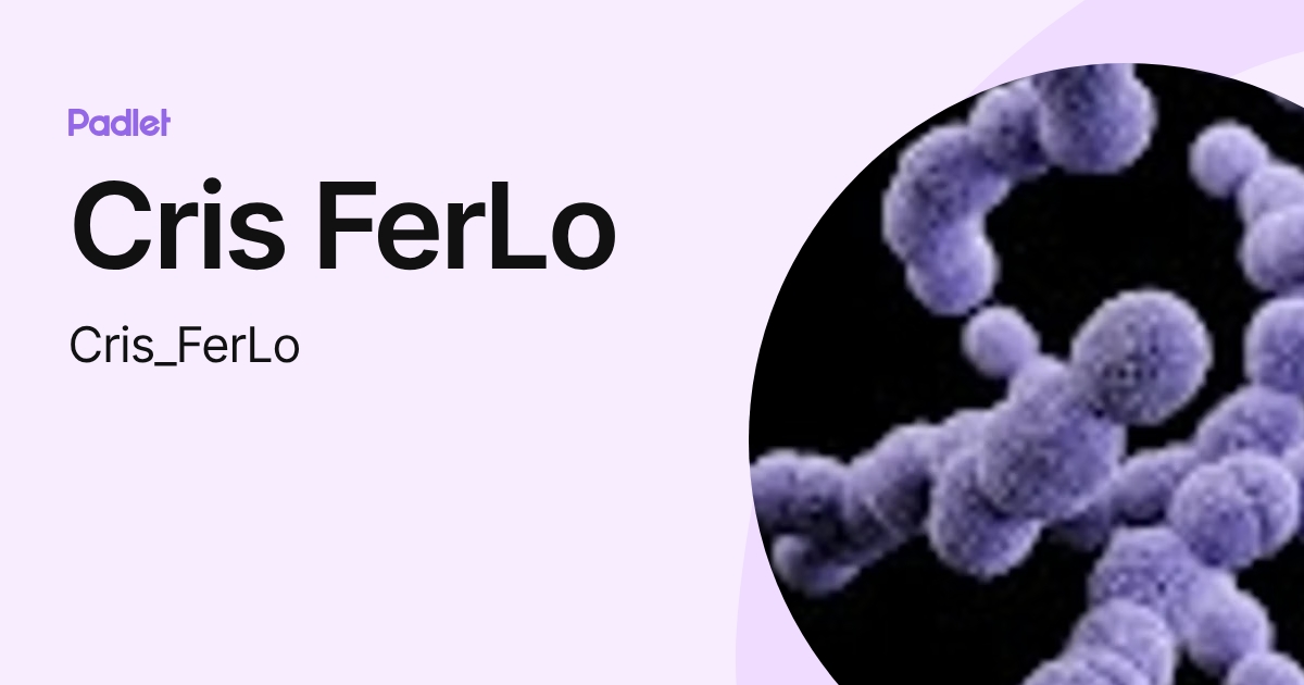 Cris FerLo (Cris_FerLo) profile | Padlet