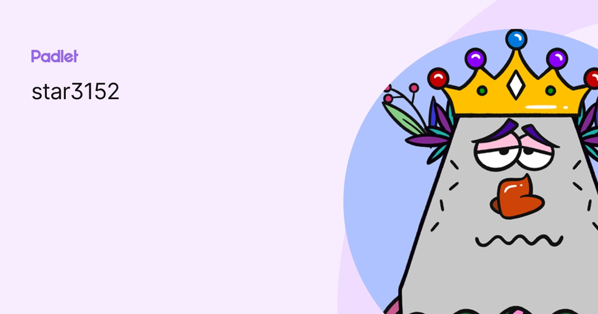 star3152 profile | Padlet