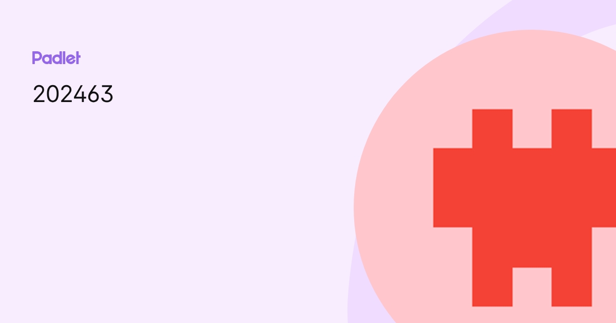 202463 profile | Padlet
